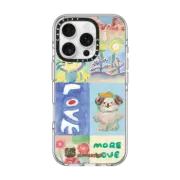 iPhone 16 Pro Clear Case MagSafe Compatible SLOWCOASTER Love SLCO