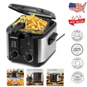 Easy-Clean Electric Deep Fryer with 18-Month Warranty - Perfect for Snacks