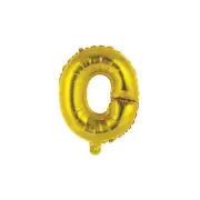 Gold O Alphabet Foil Balloon 35cm Party Decor Supplies AUS Stock