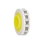 3M SDR-W, Letter "W" ScotchCode™ Wire Marking Tape Refill Roll