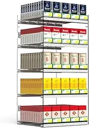 [CARLLEE] Cigarette Showcases Rack, Acrylic Cigarette Display Cabinet, Auto Cigarette Pusher Display Holder, Store Retail Cabinet Organizer