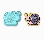 Snail Cookie Cutter & Stamp | Bug Insect Bugs Garden Fairy Shell Snails Slug