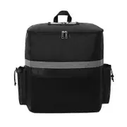 Food Delivery Backpack Pizza Delivery Bag Insulated Delivery Bag for Bike Delivery Food Delivery Ba black