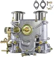 Carburetor Carb Assy 40 DCOE Compatible For Weber Compatible For VW 1975-1992 V8 Twin Choke 4-Cyl 6-Cyl Engine 19550.174 EMPI Solex Dellorto