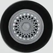IXO 1:18 Scale BBS Silver Set of 4 Wheels