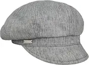 [Seeberger] Light Summer Balloon Hat Peaked Cap Baker Boy Hat with Peak