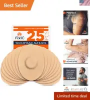 Freestyle Adhesive Patches 25 PCS – Good for Libre 1, 2, 3 & Plus – G7 & Stel...