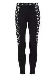 Kerrits Kids Knee Patch Performance Tight - Black/Equine Studies