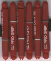 1.5in. 2ba Red TARGET Pro Grip Dart Shafts & Springs: 1 set of 3