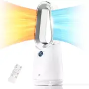 ULTTY Space Heater, Portable Electric Heaters and Cooler Fan Combo with Remote,