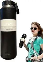 Insulated Water Bottle, Vacuum Vacuum Water Bottle,Stainless Steel Hydration Canteens | Leakproof Leak Proof Portable Vacuum Bottle for Gym Sports