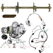 125cc 4-stroke Engine Motor 815mm Rear Axle Kit w/Brake for 4 Wheeler GoKart ATV