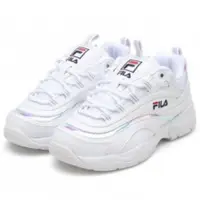 在飛比找蝦皮商城優惠-Fila Ray 휠라레이 韓版 全白 雷射 老爹鞋FS1S