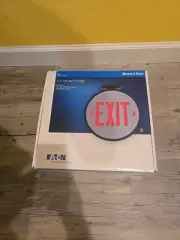 Eaton Sure Lites Architectural Round / Circular Exit Sign - Uniqe ACE7RSD