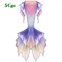 在飛比找蝦皮商城優惠-5Cgo.【鴿樓】美人魚尾巴泳裝游泳潛水成人兒童兩件式拍照攝