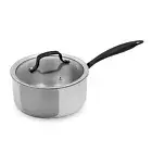 Full-Clad Tri-Ply Stainless Steel Sauce pan Induction Cookware – 3 QT Stainle...