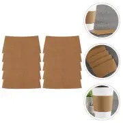 50 Pcs Paper Cup Sleeve Cups Reusable Portable with Lid Coffee Mug