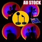 LED Sun Sunset Rainbow Projector Atmosphere Light Lamp USB Home DIY Gifts New KU