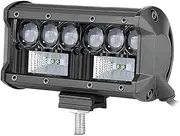 BYBDQKTVEH 4" 7" 12" 5D LED Light Bar Off Road Tractor Truck SUV 4WD 4x4 ATV 50W 100W 200W Spot LED Work Light Car Driving Fog Lamp Work Light(1 pcs 100W LED bar)