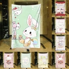 3D Wishing Gentle Rabbit Print Series Sleeping Blanket Sofa Bed Sheet Blanket