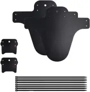 Bike Fenders Set, 4 Pieces MTB Mud Guard Front and Rear Compatible + 8 Pieces Ti