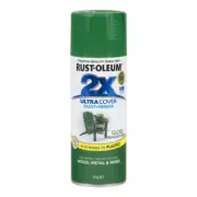 RUST-OLEUM 2X Gloss Paint & Primer Spray Paint 340g Meadow Green