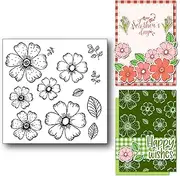Arrietty DIY Flowers Leaves Stamp Rubber Clear Stamp/Seal Scrapbook Decorative Card Making Clear Stamps