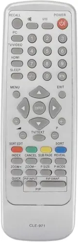 New CLE-971 CLE971 Replacement Remote Control fit for HITACHI PDP TV 42PD6000TA