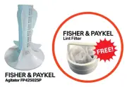 BUY AGITATOR - GET FREE LINT FILTER SUITS FISHER & PAYKEL-MW512 (93194-A)