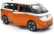 Finished Scale Model Simulation 1:24 ForVolkswagen ID.Buzz 2023 Die-cast Alloy Car Model Static Scale Model Exquisite Collection Presents Presents Ornaments