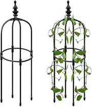Partytree NOWTRY Tower Obelisk Garden Trellis, Garden Trellis for Climbing Plants, Plant Support Rack Plant Climbing Tower Frame, Plant Support Trellis for Climbing Vines
