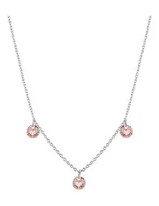 [Georgini] Mirage Ethereal Morganite Cubic Zirconia Necklace in Silver