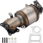 BDFHYK Front Right Exhaust Manifold Catalytic Converter Kit Compatible with Acura MDX 10-15, TL 09-14, Compatible with Honda Accord 08-17, V6 3.5L 3.7L, EPA Compliant, Replace 16643