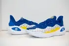 Under Armour Men’s Curry 11 "Dub Nation" Size 11.5 Blue/Yellow |3026615-100|