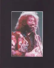 8X10" Matted Print Art Picture Grateful Dead, Jerry Garcia, 1973