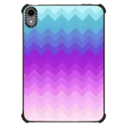 iPad mini (6th gen) iPad Impact Case Pastel Ombre Chevron
