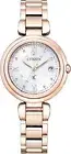 [Citizen] Cross Sea Eco-Drive Radio Watch Waterproof Sakura Pink White ES94