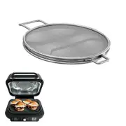 Stainless Steel Splatter Shield for Ninja Foodi IG651, Air Fryer Accessories for Ninja Foodi Smart XL Pro 7 in 1 Indoor Grill