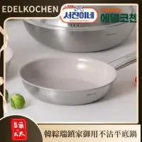 在飛比找蝦皮購物優惠-Edelkochen 瑞鎮家 淡紫灰色 20cm平底鍋 不沾