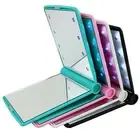 New 8 LED Light Emitting Handbag Slim Mirror Makeup Travel Party Handheld