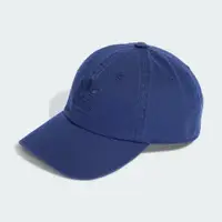在飛比找蝦皮購物優惠-ADIDAS愛迪達三葉草刺繡帽子 牛仔深藍色 運動帽 遮陽帽