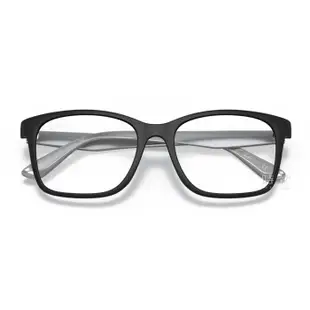 【RayBan 雷朋】光學鏡框 RX7059D 5555 55mm LOGO紋路 方形鏡框 膠框眼鏡 黑/灰 台南 時代