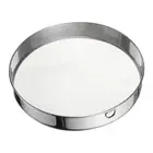 304 Stainless Steel Flour Sifter, 12Inch 60 Mesh Round Sieve Fine Mesh, Silver