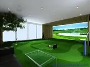Golf Simulator for Home, 4 Sizes, Indoor Golf Simulator for Home & Commercial USE, Includes HD Impact Screen, Suitable for USE with All Golf Launch Monitors for Golf Training