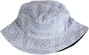 Toddmomy Summer Uv Protection Hats Foldable Paisley Fisherman Hat for Outdoor Activities