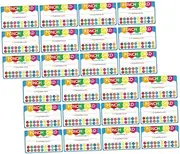 COMPUKAS 50pcs Cartoon Punch Cards Portable Incentive Reward Cards for Classroom for Students Handy Behavior Motivation Tools Adorable Designs to Attract Attention