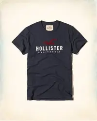 在飛比找Yahoo!奇摩拍賣優惠-Hollister Crew Graphic Tee 圓領短