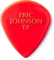 Jim Dunlop Eric Johnson Classic Jazz III, Red, 1.38mm, 6 Pack Guitar Picks