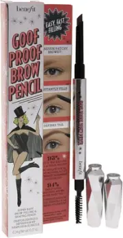 Benefit Goof Proof Brow Pencil, No. 3 Warm Light Brown, 0.34 gram