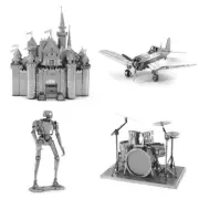 DealUpz 3D Metal Assembly Model World Building Handmade DIY Puzzle Adult Kids...